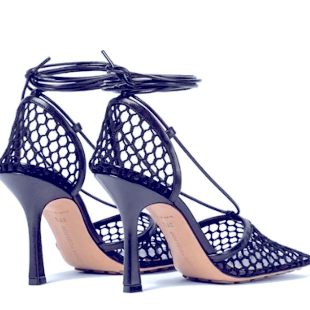 SOLD Gianni Bini Leather Ankle Strap Heel